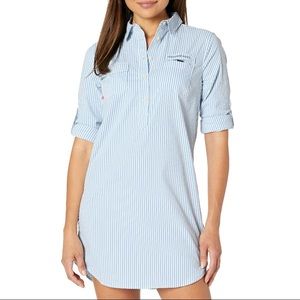 NWT VINEYARD VINES seersucker harbor shirt cover up size 0